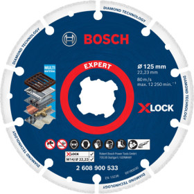 Disque à tronçonner carbure - Bosch - Multi Wheel - Expert - Diamètre 76 mm  - Moyeu plat