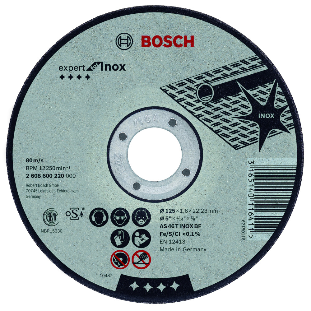 Bosch – Disque De Coupe Pour Le Métal, 76mm, Pour Le Travail Du