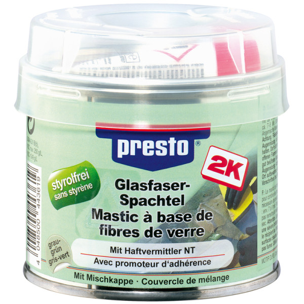 Mastic à base de fibre de verre "sans styrène" - boite de 1 kg